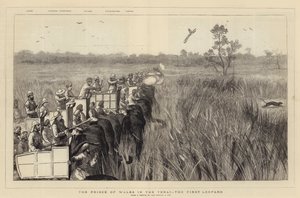De Prins van Wales in de Terai, de Eerste Luipaard